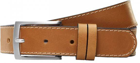BABISTA Riem met contraststiksels Cognac