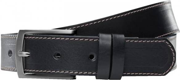 BABISTA Riem met contraststiksels Zwart