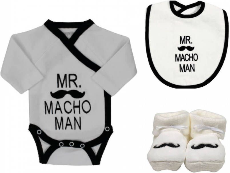 Petit Villain Kleding Set Mr. Macho 3 Delig