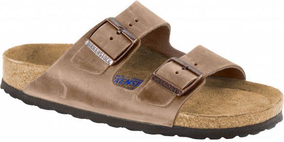 Birkenstock Arizona FL WB Sandalen Normal, beige/bruin