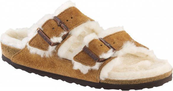 Birkenstock Arizona VL Sheepskin Pantoffels Normal, beige