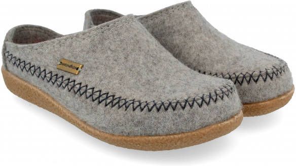 Haflinger Blizzard Credo Pantoffels grijs