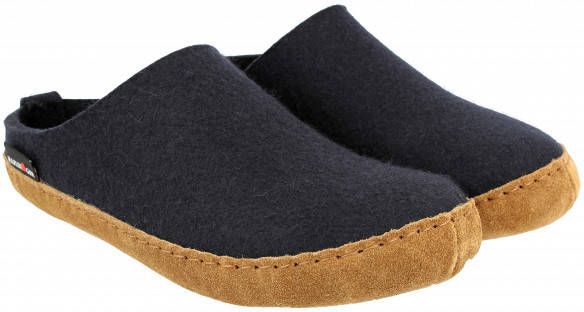 Haflinger Emil's Toffel Pantoffels zwart