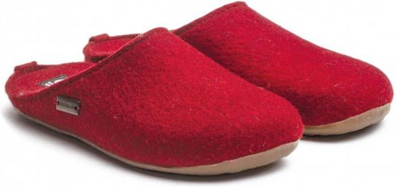 Haflinger Everest Fundus Pantoffels rood/roze