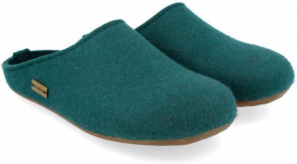 Haflinger Fundus Pantoffels blauw
