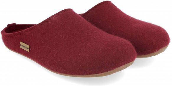 Haflinger Fundus Pantoffels rood