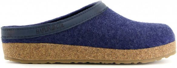 Haflinger Grizzly Torben Pantoffels blauw