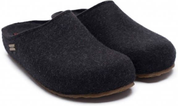 Haflinger Michl Pantoffels zwart