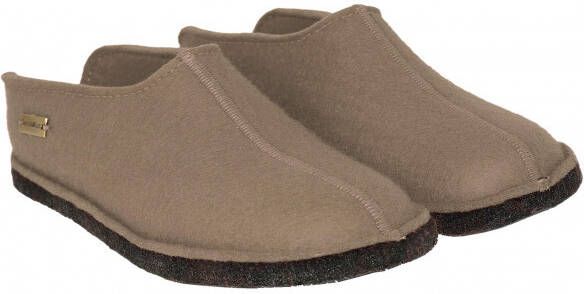 Haflinger Smily Pantoffels bruin