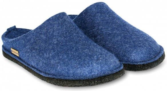 Haflinger Soft Pantoffels blauw