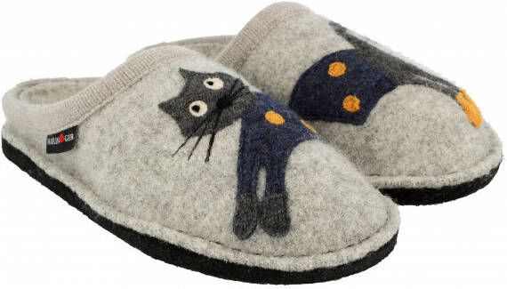 Haflinger Women's Flair Cucho Pantoffels grijs