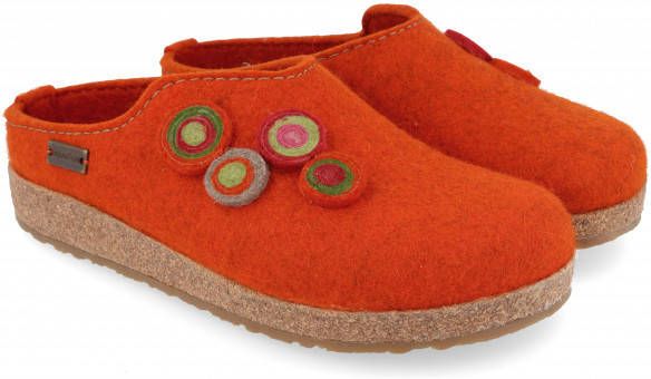 Haflinger Women's Kanon Pantoffels rood