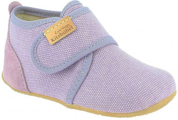 Living Kitzbühel Kid's Babyklett Velourkappe Uni Pantoffels purper