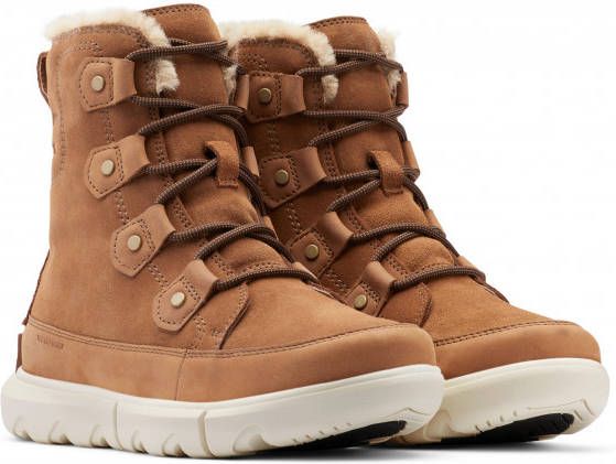 Sorel Women's Explorer II Joan Faux Fur Winterschoenen bruin