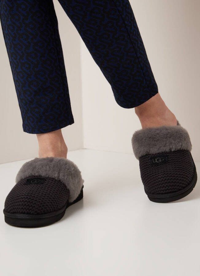Ugg Cozy Knit pantoffel met schapenvacht details
