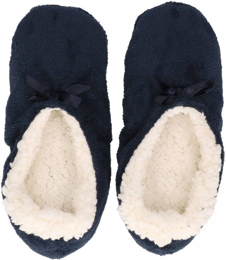 Apollo Dames Ballerina Sloffen/pantoffels Marine Blauw- 39 Sloffen Volwassenen