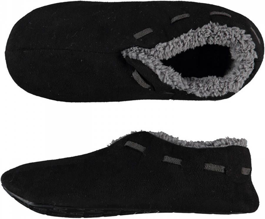 Apollo Heren Spaanse Sloffen/pantoffels Zwart- 42 Sloffen Volwassenen