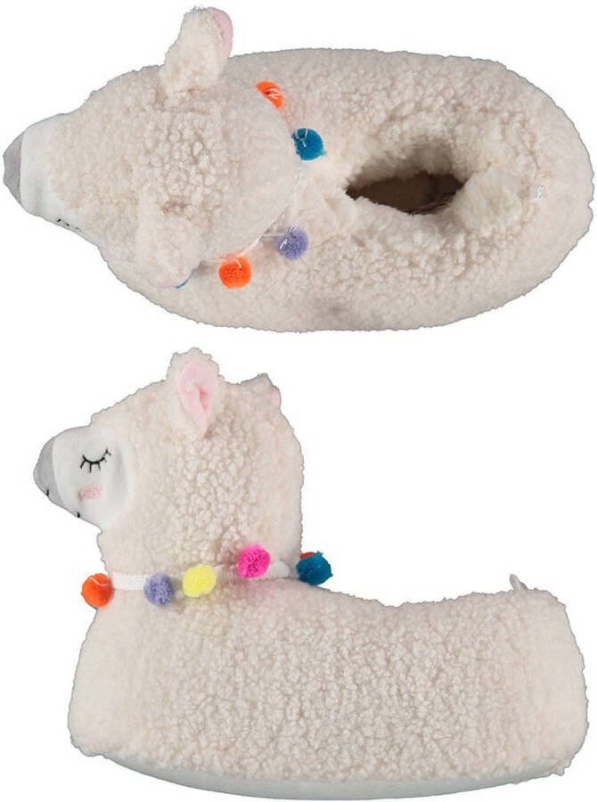 Apollo Kinder Dieren Pantoffels/sloffen Alpaca Beige- 28 Sloffen Volwassenen