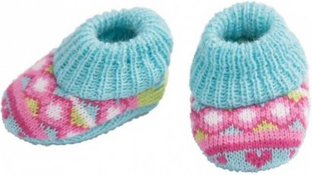 Heless Poppenkleding Gebreide Sloffen 28 35 Cm