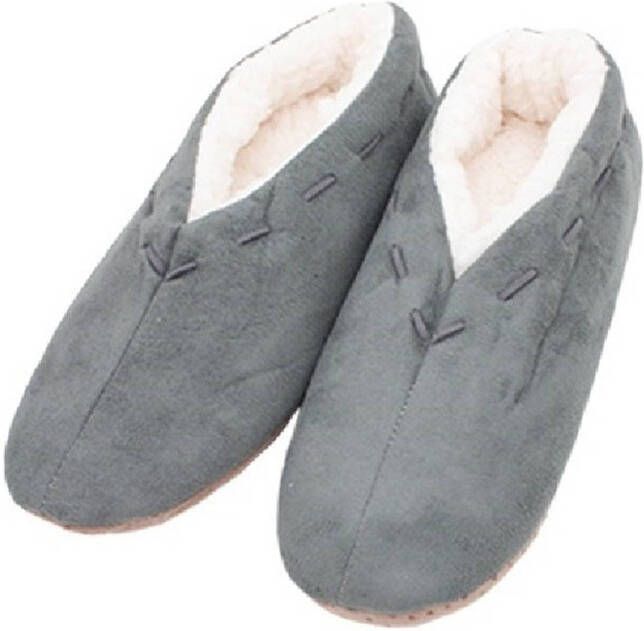 Merkloos Dames Spaanse Sloffen/pantoffels Lichtgrijs 39 42 Pantoffels
