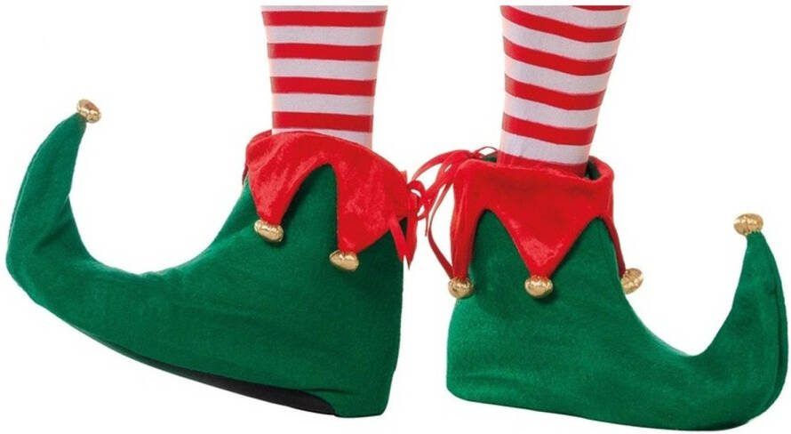Merkloos Groene Elfen Schoenen Voor Volwassenen Verkleedschoenen