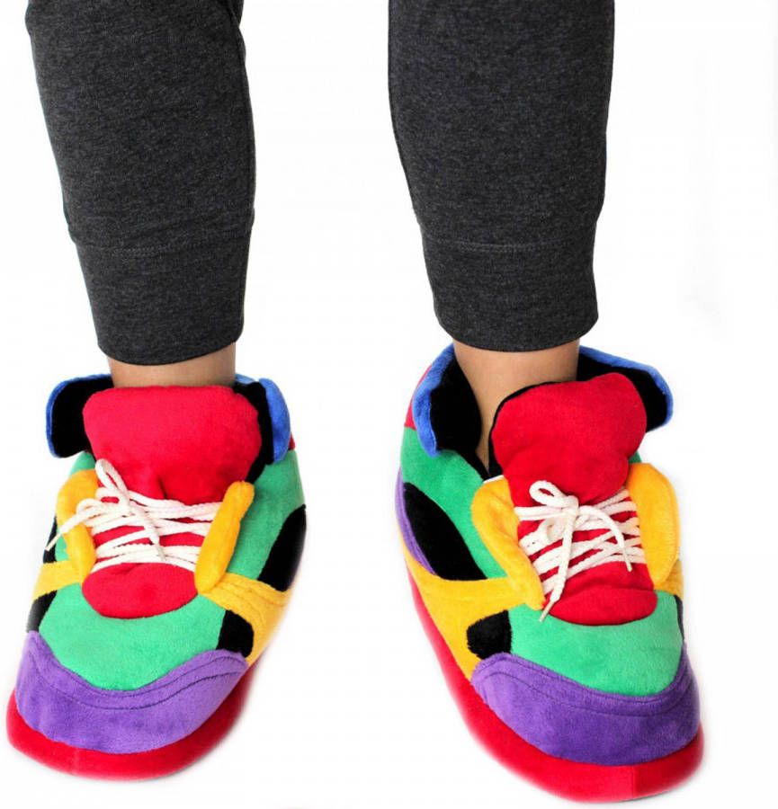 Merkloos Pantoffels/sloffen Clownschoenen/sneakers Voor Volwassenen Lg(39 41, 5) Sloffen Volwassenen