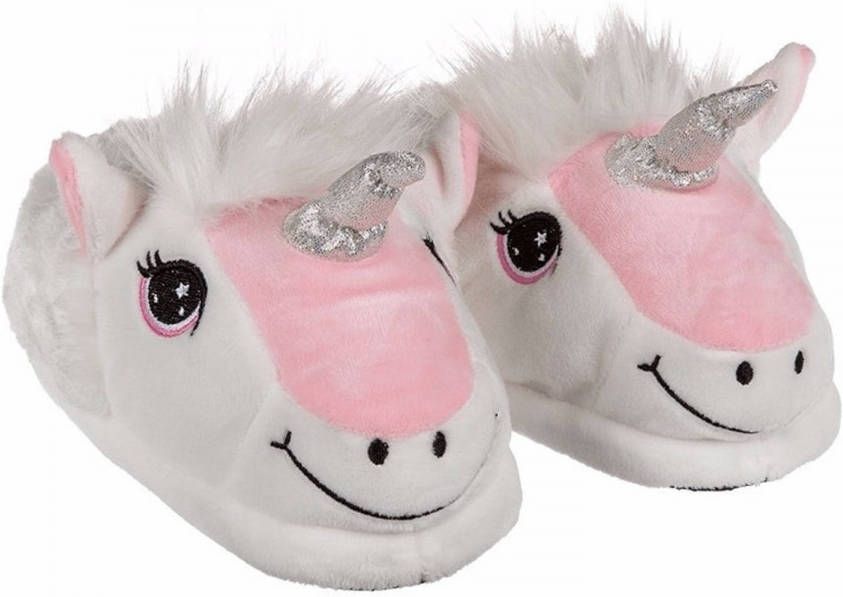Merkloos Pluche Eenhoorn Pantoffels Voor Kinderen 31/32 Sloffen Kinderen