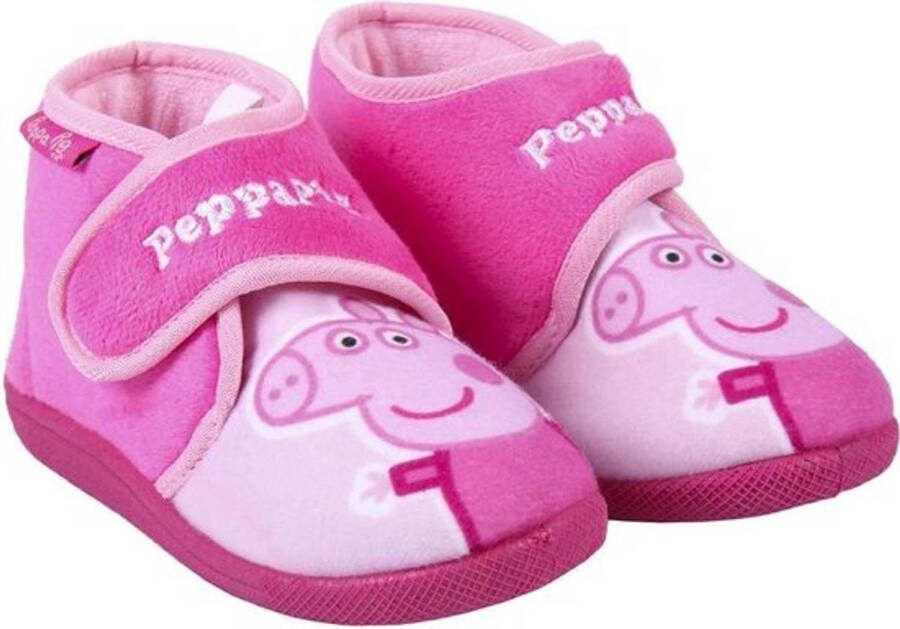 Peppa Pig Sloffen Pantoffels Donker Roze