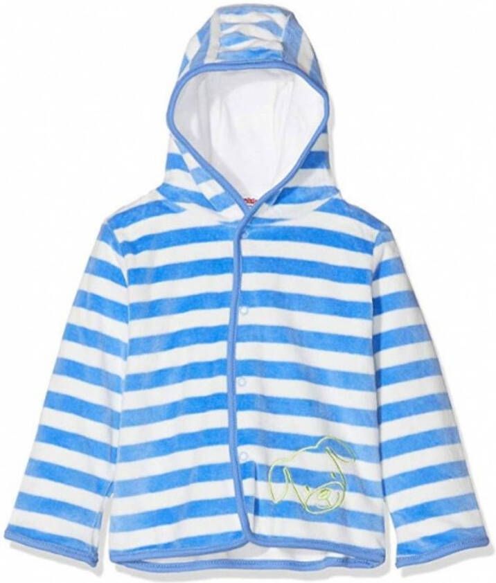 Playshoes Schnizler Vest/jack Velours Junior Blauw Mt 56