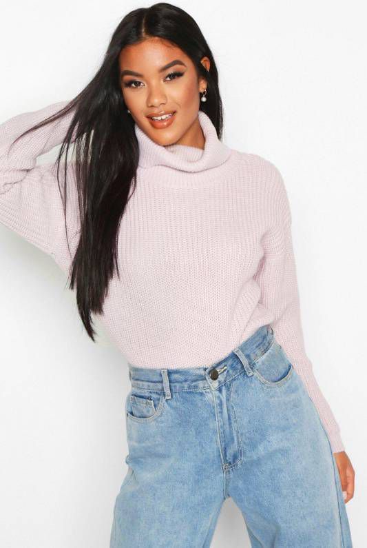 boohoo Korte Vissers Coltrui, Lila