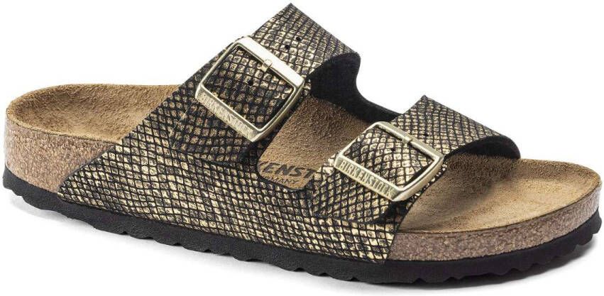 Birkenstock Arizona MF Shiny Python Black(narrow )