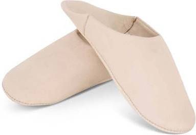 Safaary Marokkaanse Babouche Leer Nude 37