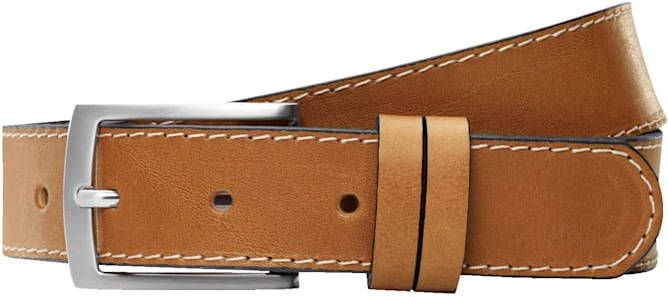 BABISTA Riem met contraststiksels Cognac