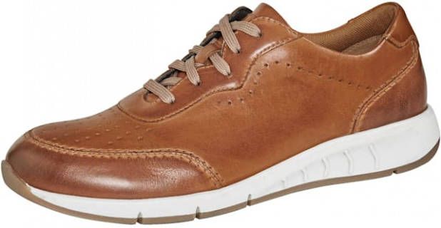 BABISTA Veterschoen van zacht leer Cognac