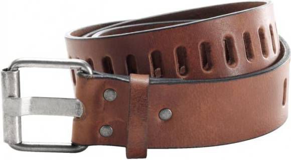 BABISTA Riem met doorlopende gaatjes Cognac