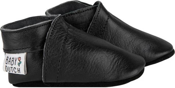 Baby Dutch Zwarte Babyschoenen Babyslofje