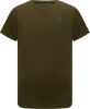 Retour Denim ! Jongens Shirt Korte Mouw -- Legergroen Katoen/elasthan online kopen