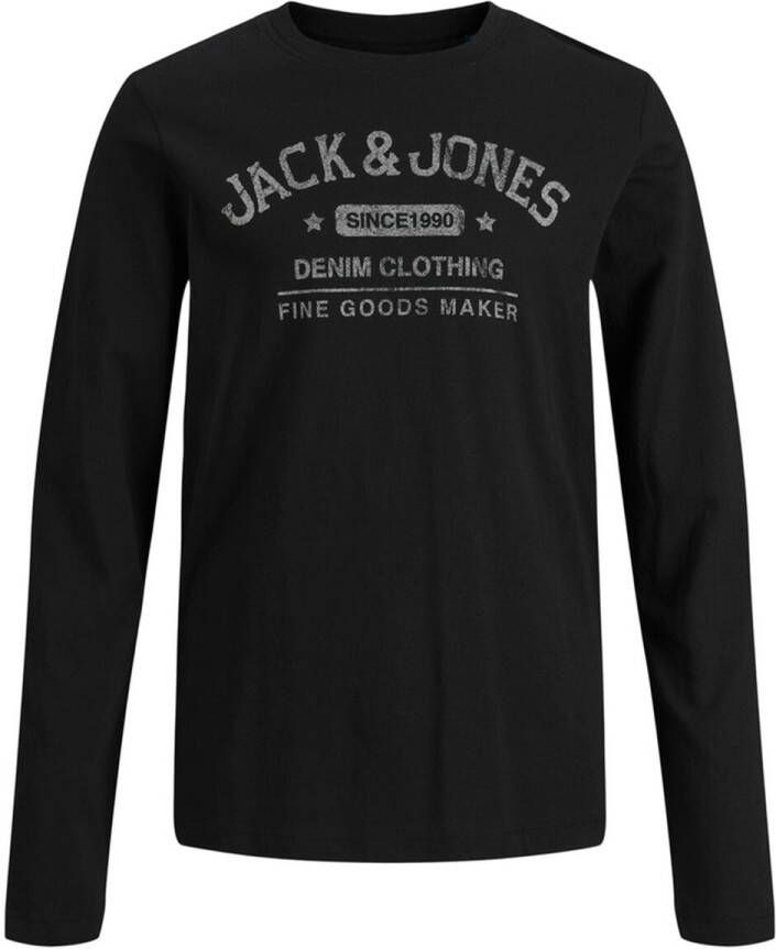 jack & jones T Shirt Lange Mouw Jack &amp, Jones JJEJEANS TEE LS