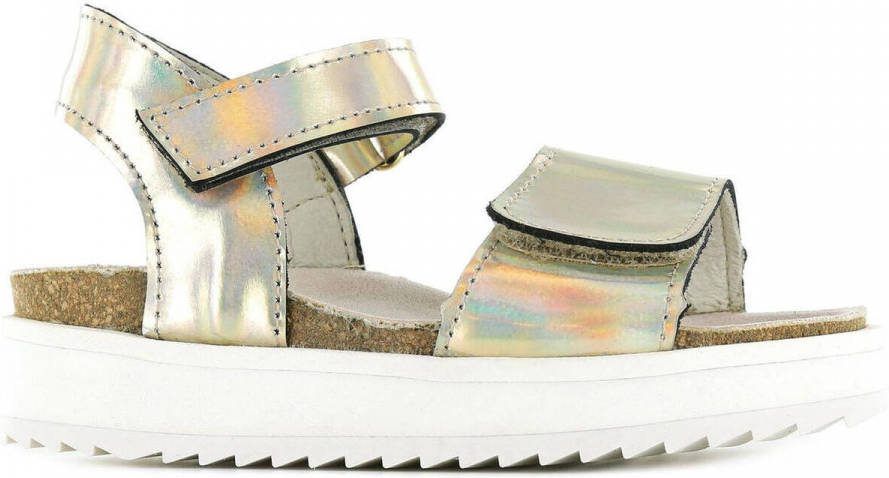 Shoesme RA22S068 G leren sandalen goud