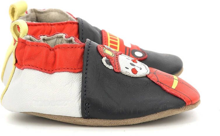 ROBEEZ Leren slofjes Fireman