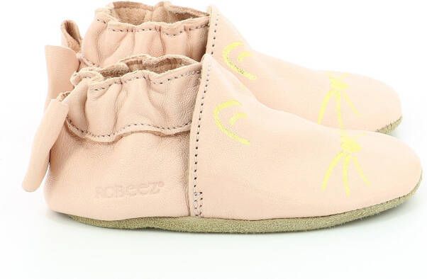 ROBEEZ Leren slofjes met plantaardige looiing Goldy Cat