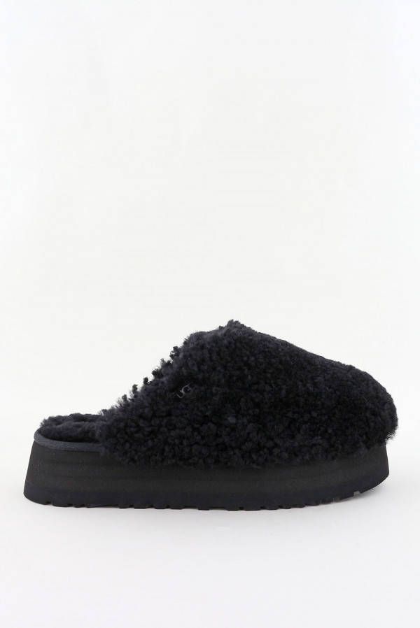 UGG sloffen Maxi Curly Platform 1133171 zwart