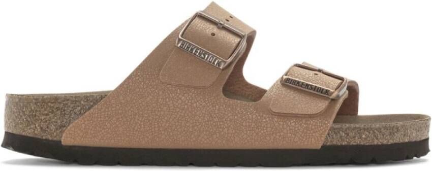 Birkenstock Schuifregelaars , Beige, Heren