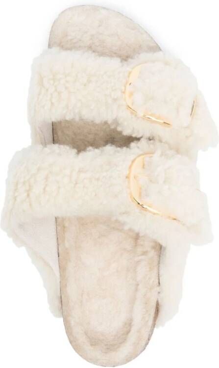 Birkenstock Platte sandalen , Wit, Dames