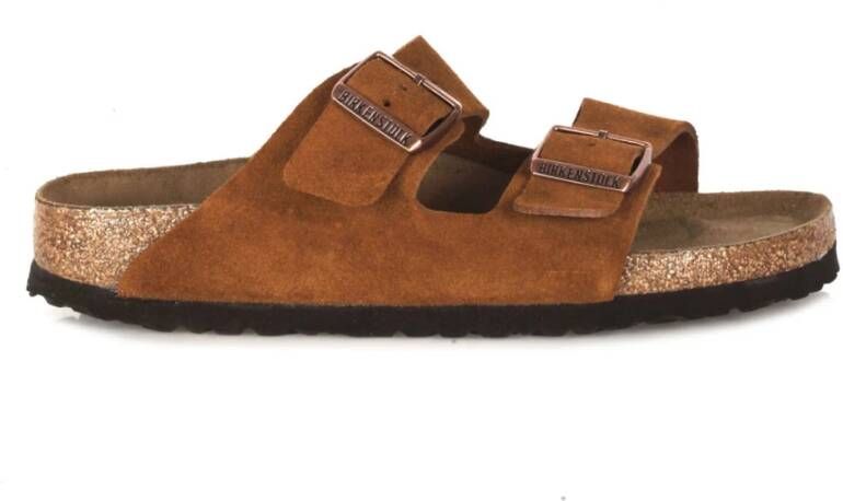 Birkenstock Slippers Bruin Dames