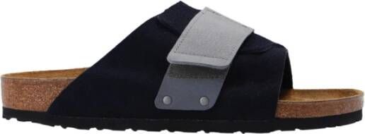 Birkenstock Kyoto glijbanen , Blauw, Heren