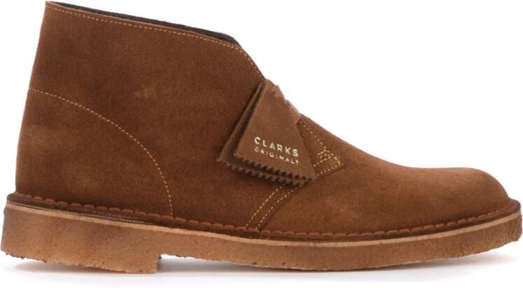 Clarks Woestijnlaarzen , Bruin, Heren