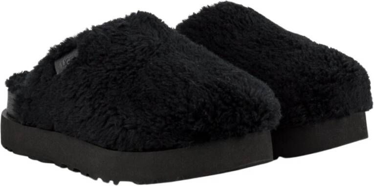 Ugg Fuzz Sugar Slide in Black,, Sustainable