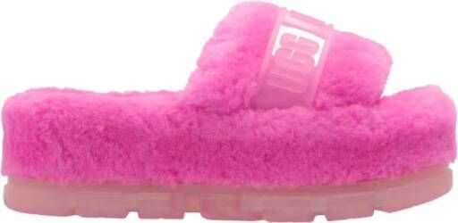 Ugg Fluffita Clear Pantoffels voor Dames in Carnation,, Textiel