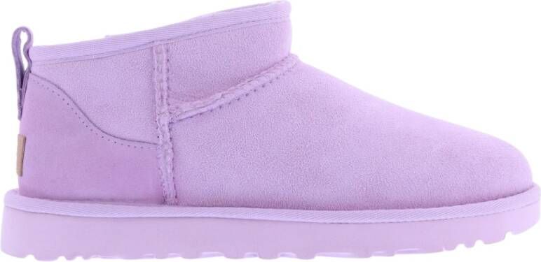 Ugg Classic Ultra korte laars voor Dames in Purple,, Leder